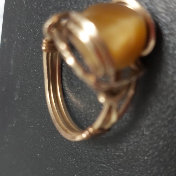 Tiger Eye ring - Picture 3 of 7